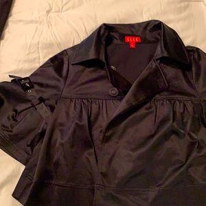 Black flare short sleeve wide arm jacket!